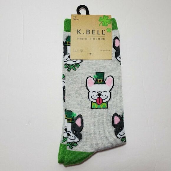 K.Bell St. Patricks Day Socks Womens Crew  3 Pair - Picture 6 of 12